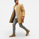 Barclay & Bloom | Men’s Wool Overcoat – Tailored Long Winter Coat