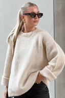 Jennah | Damen Oversized Strickpullover