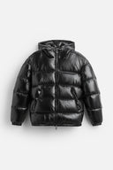 Dale – Men’s hooded puffer jacket with zipper closure