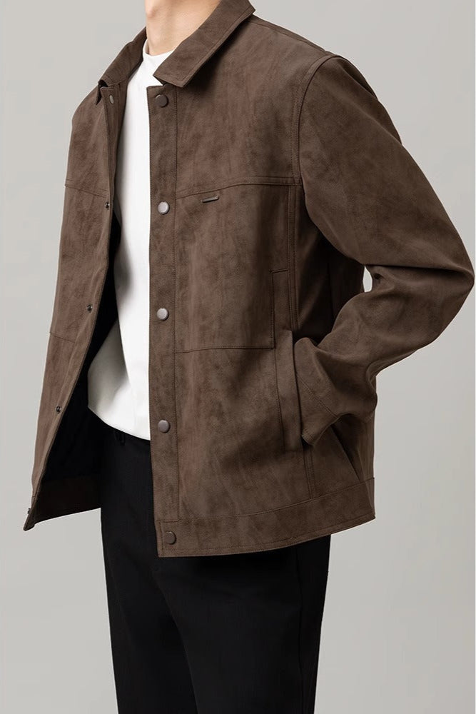 Robert - Men's Button-Down Shirt Jacket