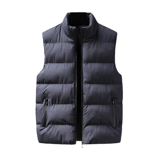 Barclay & Bloom | Men’s Puffer Vest – Lightweight Sleeveless Jacket with Zip Pockets and Stand Collar
