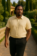 Ethan Men’s Linen Shirt – Short Sleeve Summer Wear