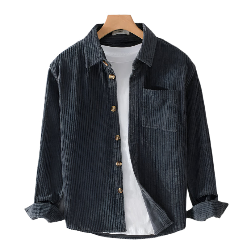Victor | Corduroy Button-Up Long Sleeve Shirt