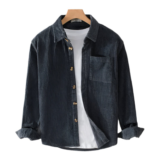 Victor | Corduroy Button-Up Long Sleeve Shirt
