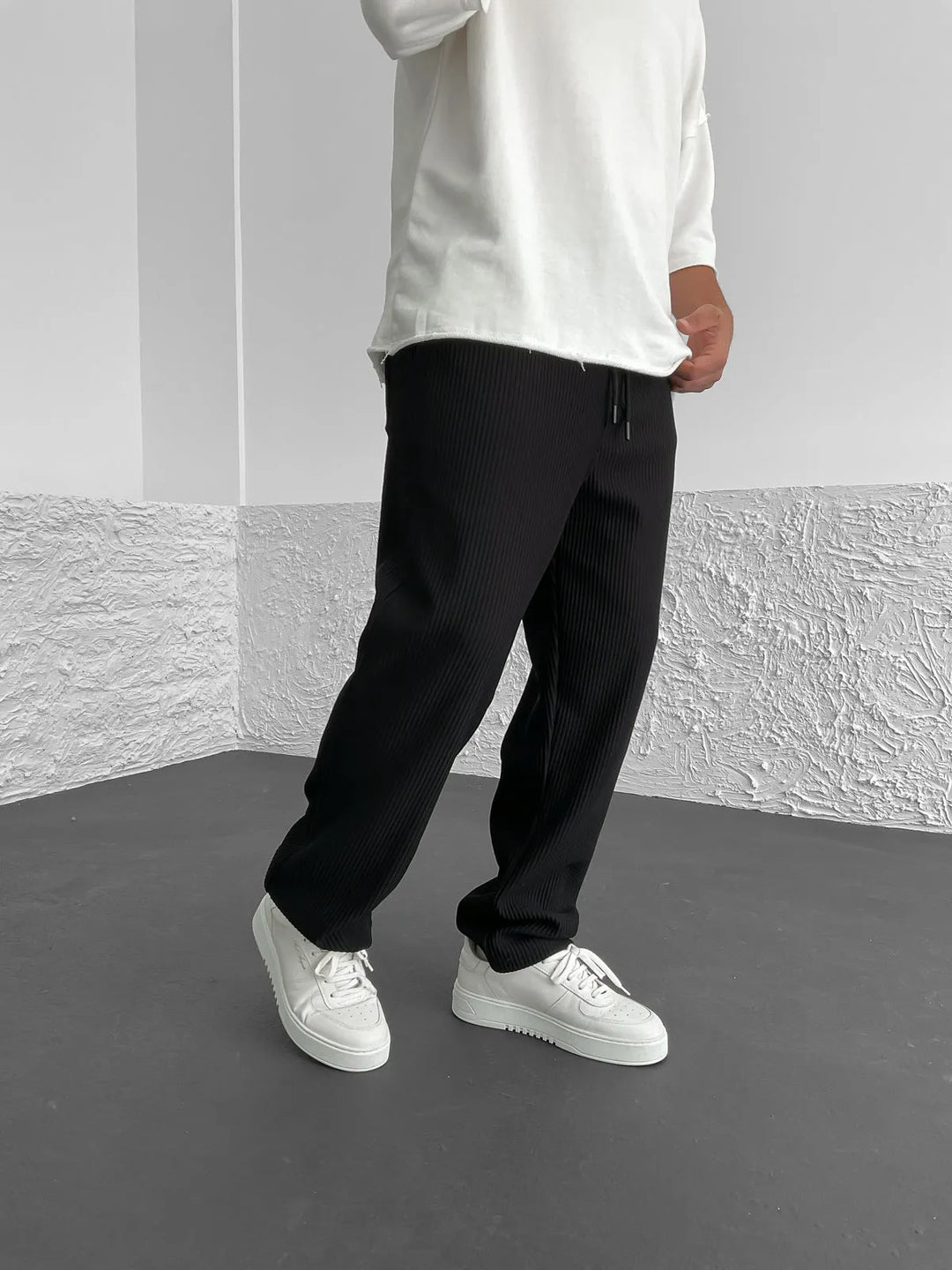 Milan – Ribbed Knit Men’s Pants