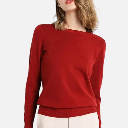 Barclay & Bloom | Women’s Knit Sweater – Long Sleeve Crew Neck Pullover