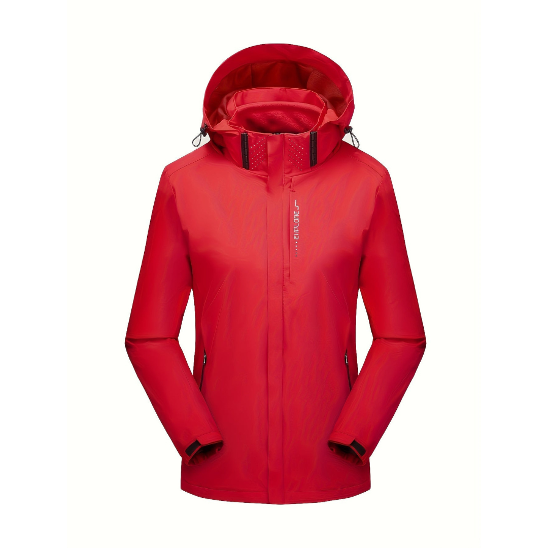 Leah Women’s Outdoor Jacket – Waterproof Shell with Hood