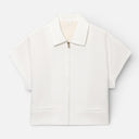 Women’s Two Piece Outfit Set Wide Leg Pants Zip Top Summer