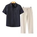 Barclay & Bloom - Men's Linnen Outfit Set - Shortsleeve