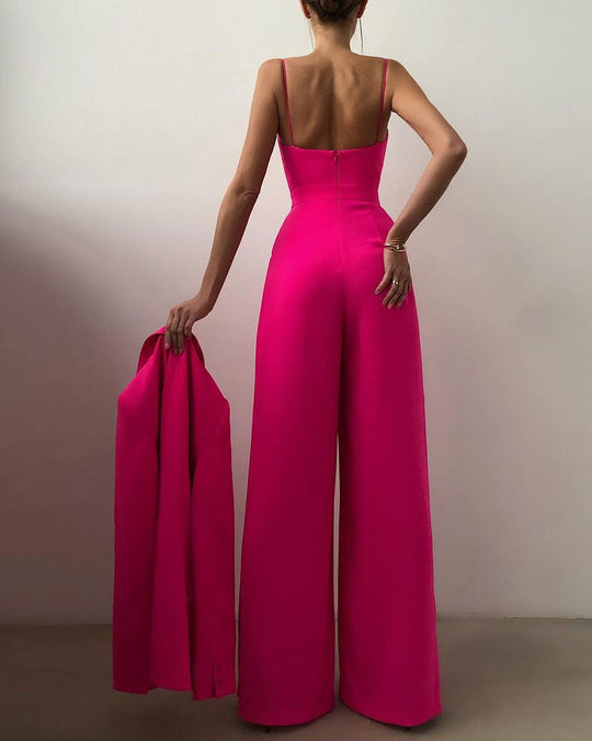 Lea – High Waist Jumpsuit with Tailored Fit