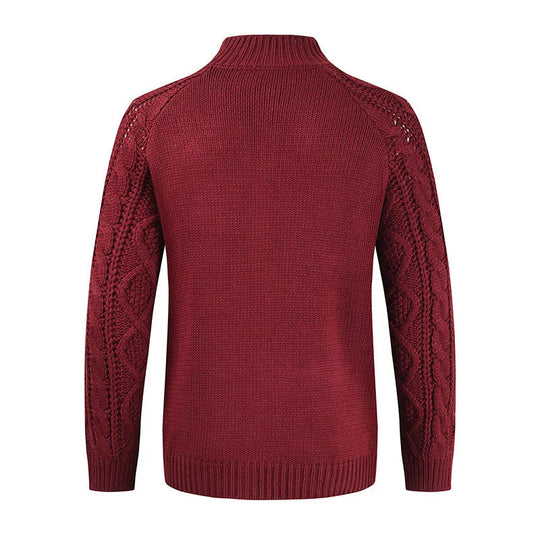 Miles Men’s Cardigan – Chunky Knit Button-Up Sweater
