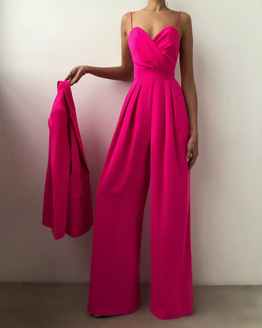 Lea – High Waist Jumpsuit with Tailored Fit