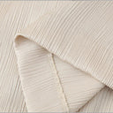 Women’s Blazer and Trousers Set Wrinkle Texture Lightweight Suit