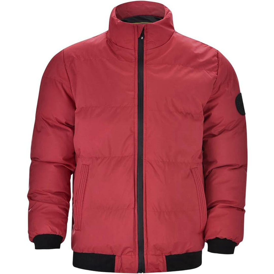 Victor Men’s Puffer Jacket – Quilted Winter Coat