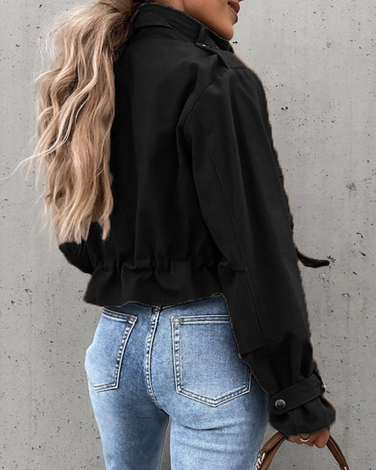 Mary - Dames Cropped Utility Jas