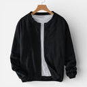 Men’s Summer Jacket Cotton Linen Lightweight Classic Fit