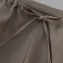 Women’s Backless Halter Outfit Set Wide Leg Pants Lightweight