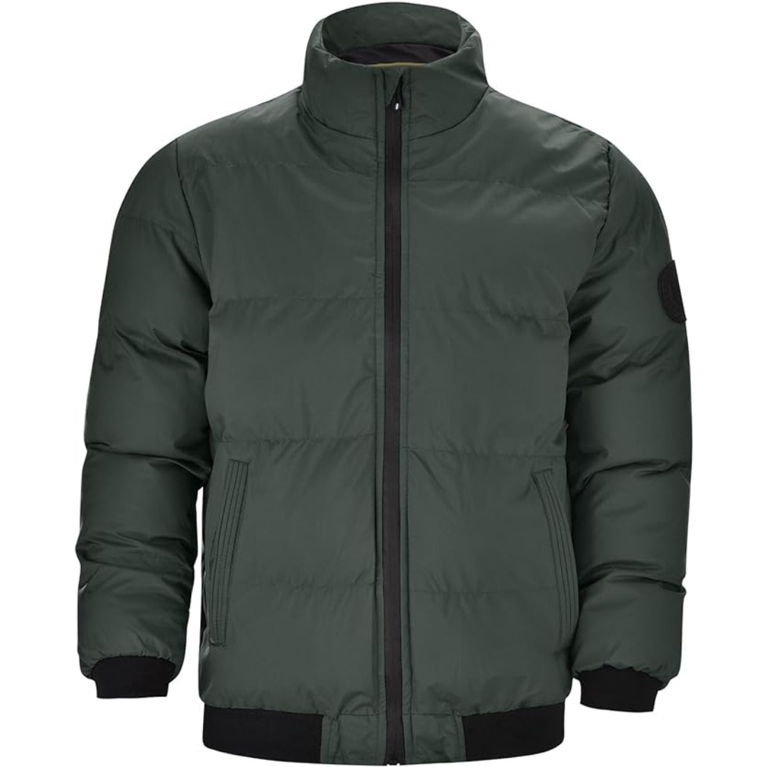 Victor Men’s Puffer Jacket – Quilted Winter Coat