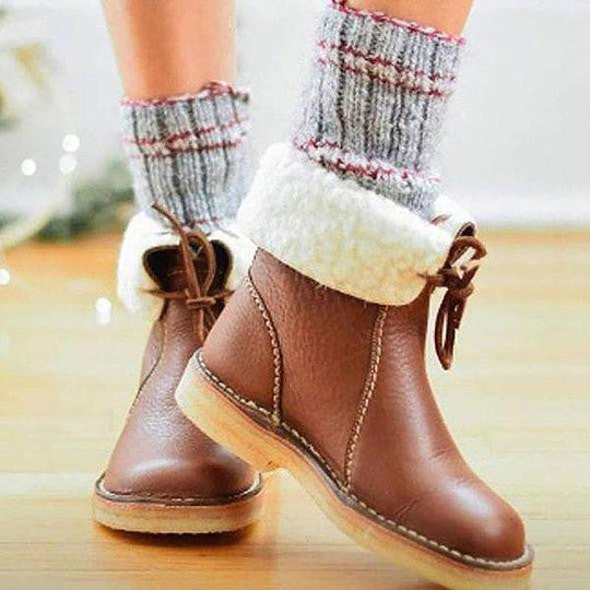 Isa | Women’s Shearling-Lined Ankle Winter Boots