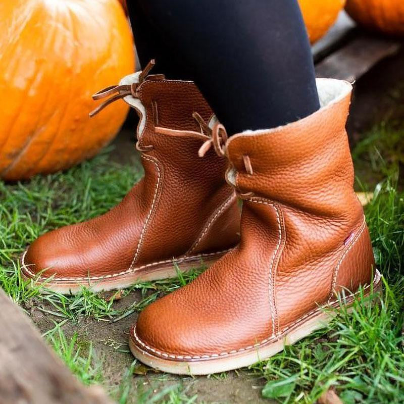 Isa | Women’s Shearling-Lined Ankle Winter Boots