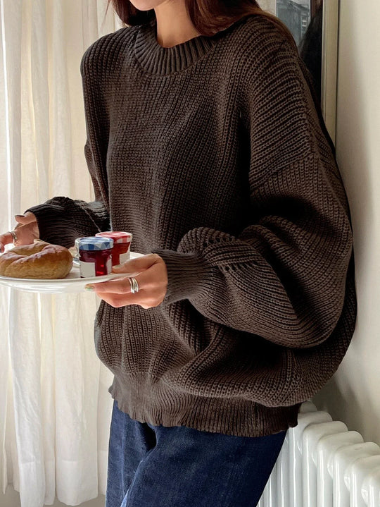 Elowen – Chunky Knit Oversized Sweater