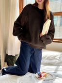 Elowen – Grob gestrickter übergroßer Pullover