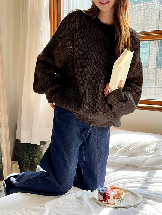Elowen – Chunky Knit Oversized Sweater