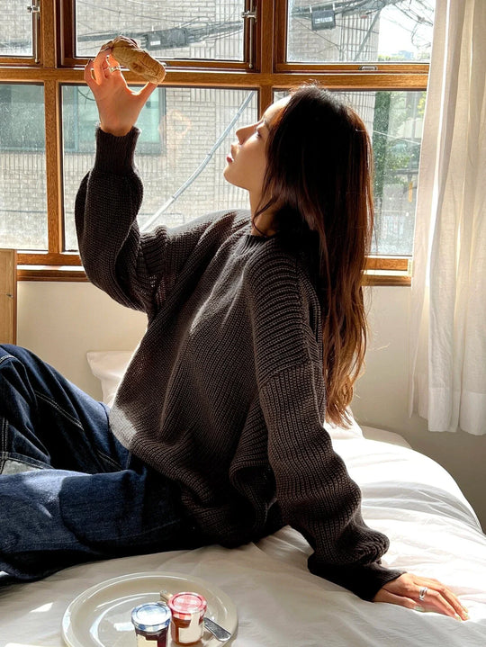 Elowen – Chunky Knit Oversized Sweater