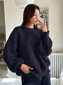 Elowen – Grob gestrickter übergroßer Pullover