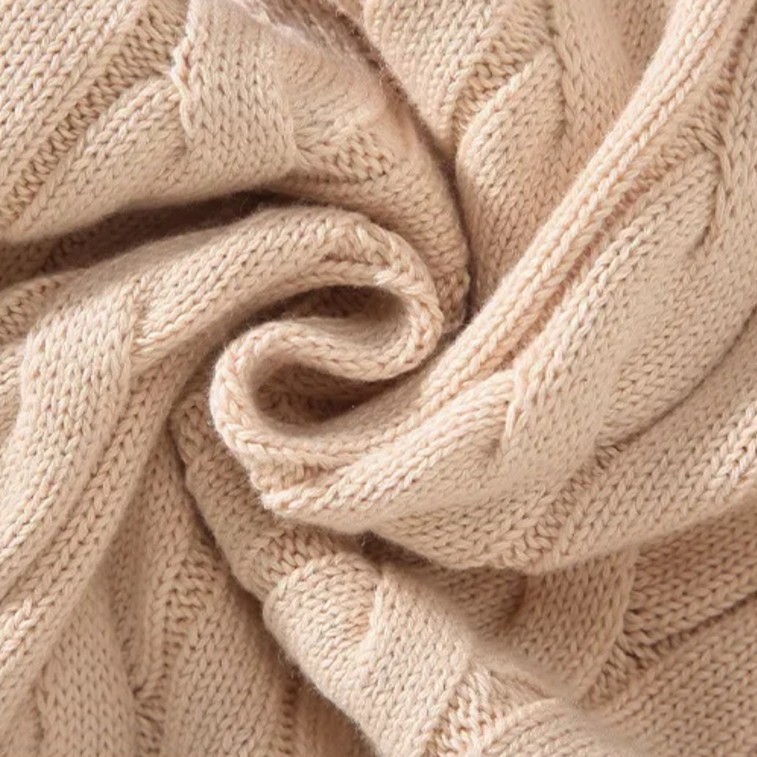 Barclay & Bloom | Men’s Cable Knit Half Zip Sweater – Soft Cotton Blend Pullover