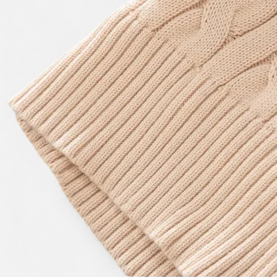 Barclay & Bloom | Men’s Cable Knit Half Zip Sweater – Soft Cotton Blend Pullover