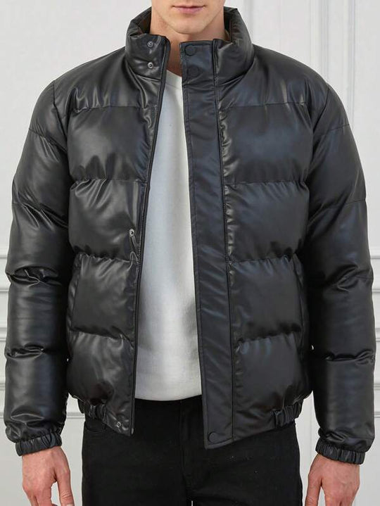 Men’s Puffer Jacket – Quilted Winter Coat