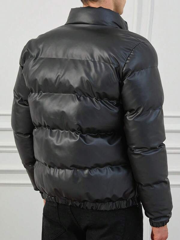 Men’s Puffer Jacket – Quilted Winter Coat