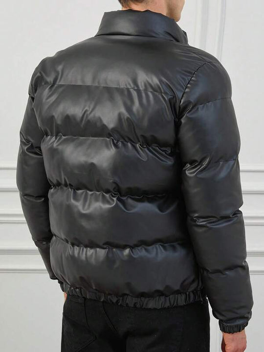 Men’s Puffer Jacket – Quilted Winter Coat