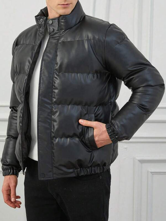 Men’s Puffer Jacket – Quilted Winter Coat