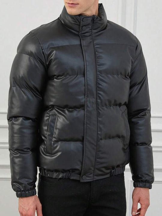 Men’s Puffer Jacket – Quilted Winter Coat