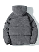 Hugo Herren Steppjacke – Gepolsterter Wintermantel mit Kapuze