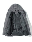 Hugo Herren Steppjacke – Gepolsterter Wintermantel mit Kapuze