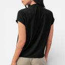 Dames Top met Korte Mouwen Zachte Breiing Comfortabel Voor Elke Dag