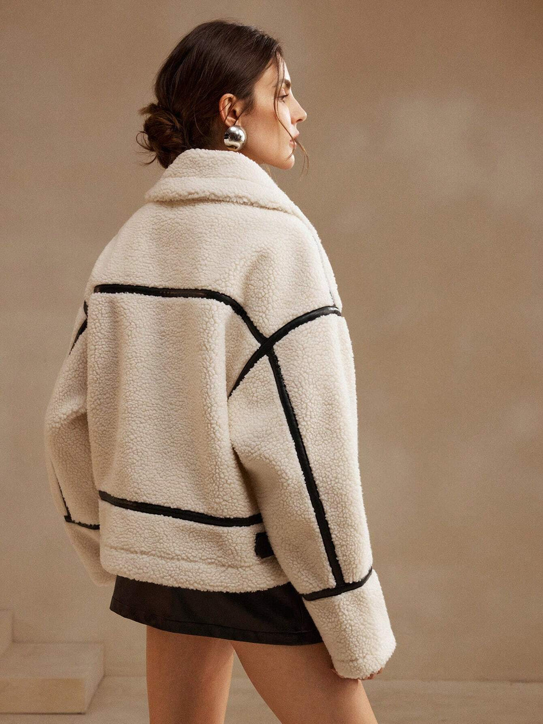 Mara - Dames Oversized Sherpa Jas