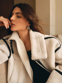 Mara - Women's Oversized Sherpa Jacket