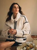 Mara - Women's Oversized Sherpa Jacket