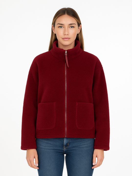 Tessa | Dames Fleece Jas met Rits