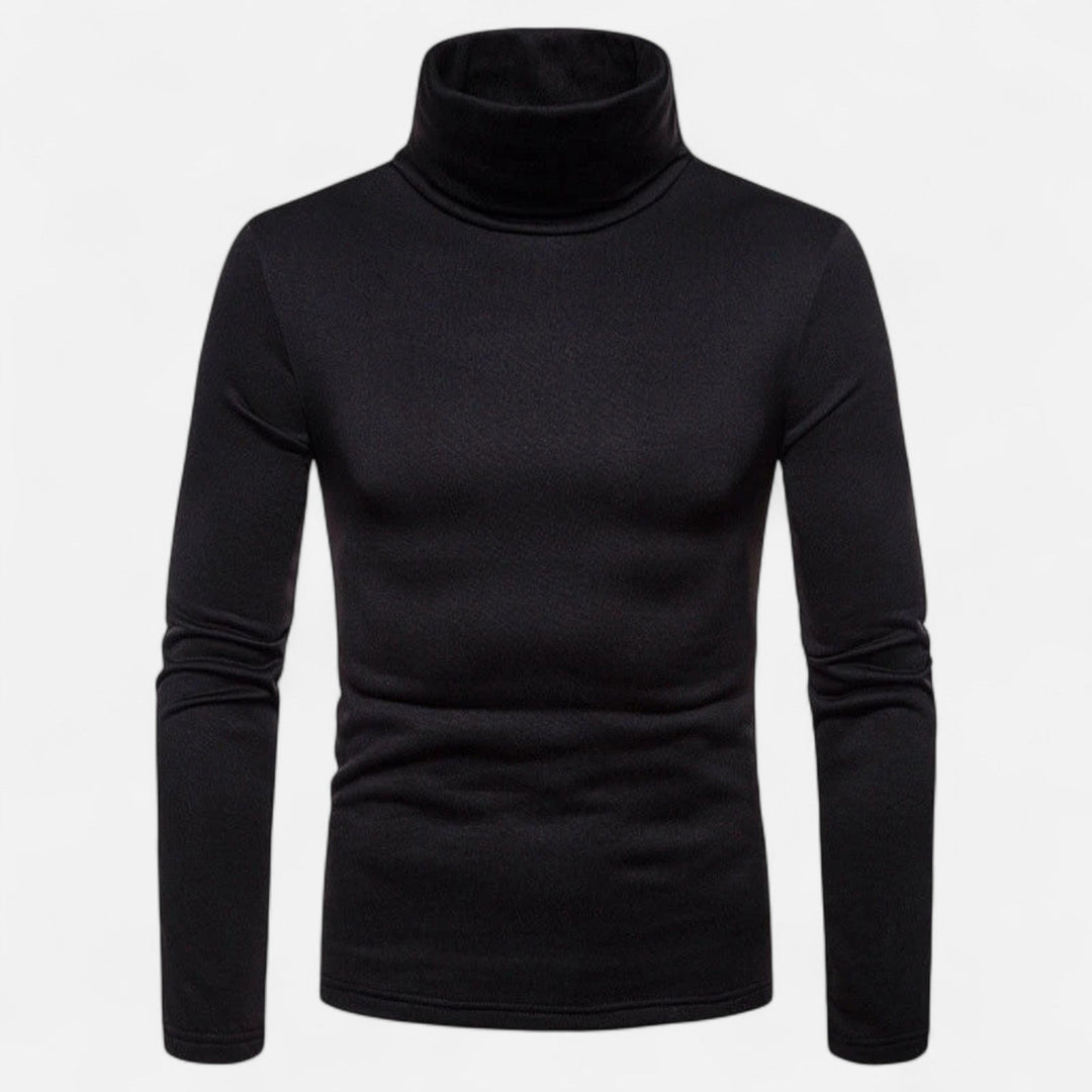 Barclay & Bloom | Men’s Turtleneck Top – Slim Fit Stretch Long Sleeve