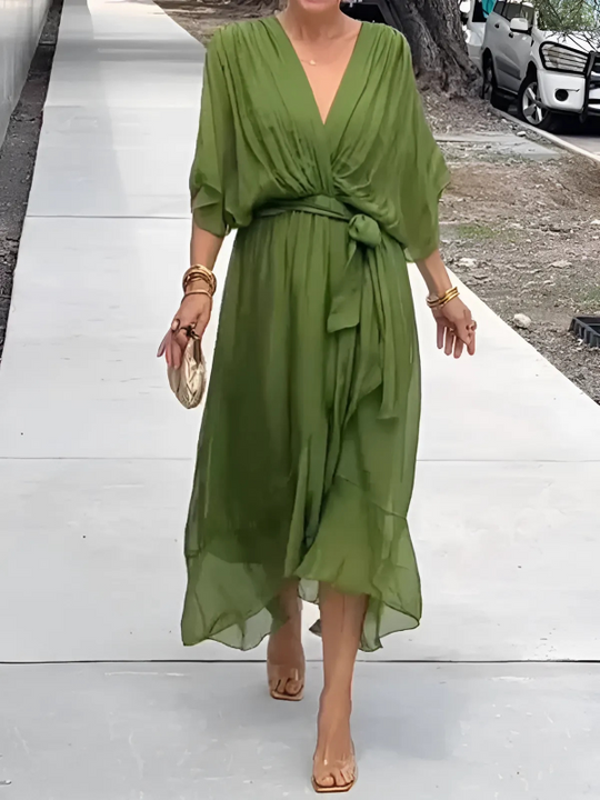 Seraphina – Women’s Wrap Midi Dress