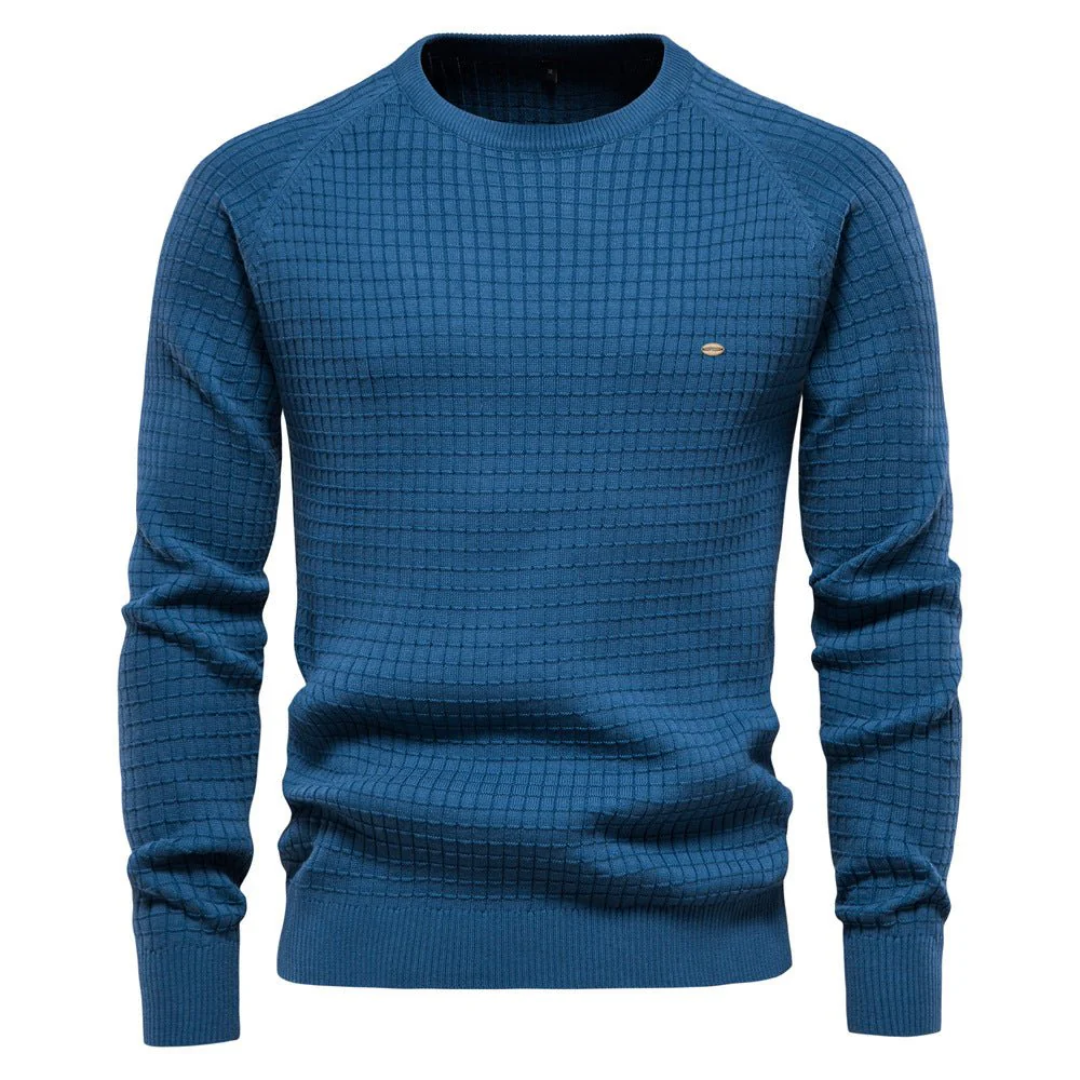 Matteo | Men's Textured Knit Crewneck Sweater