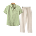 Barclay & Bloom - Men's Linnen Outfit Set - Shortsleeve
