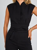Harmony Jumpsuit - Sleeveless and wide legged