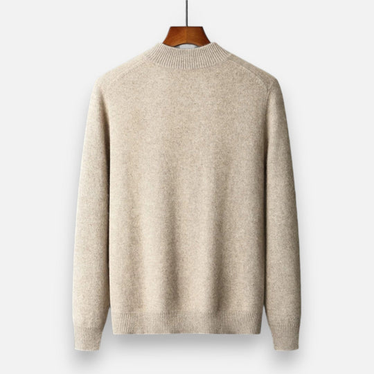 Barclay & Bloom | Men’s Zip Cardigan – Lightweight Wool Blend Knit Jacket