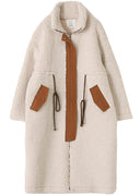Barclay & Bloom | Women’s Long Teddy Coat – Faux Shearling Winter Overcoat with Pockets